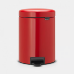 BRABANTIA Pedal Bin New Icon, 5L Passion Red