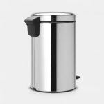 BRABANTIA Pedal Bin New Icon, 12L Brilliant Steel