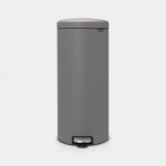 BRABANTIA Pedal Bin New Icon, 30L Mineral Concrete Grey