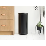 BRABANTIA Pedal Bin New Icon, 30L Matt Black