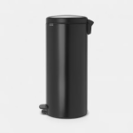 BRABANTIA Pedal Bin New Icon, 30L Matt Black