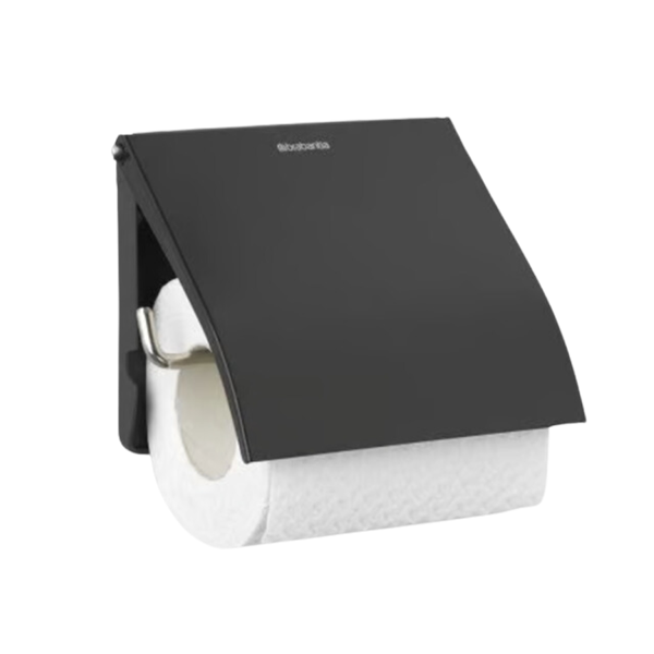 BRABANTIA Toilet Roll Holder Matt Black