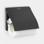 BRABANTIA Toilet Roll Holder Matt Black