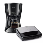 PHILIPS Coffee Maker 750W, Compact design upto 7 cups, 0.6Ltr