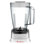 MOULINEX Table Top Blender, 1.75ltr Blender + Grinder & Grater (Made in France), 500W