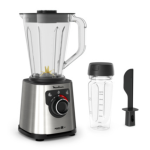 MOULINEX Table Top Blender, 1.5L, 2 in 1, with Grinder, 200W