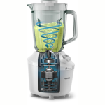 PHILIPS Table Top Blender, 1.25L, 2 in 1 with Grinder, 600W