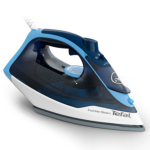 TEFAL Steam Iron, Non-stick Soleplate, Blue Print & White