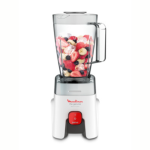 MOULINEX Table Top Blender, 1.75L, 2 in 1, with Grinder, 500W, White