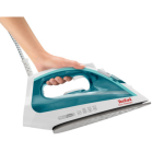 TEFAL Steam Iron, Non-stick Soleplate, White & Caicos/Sky